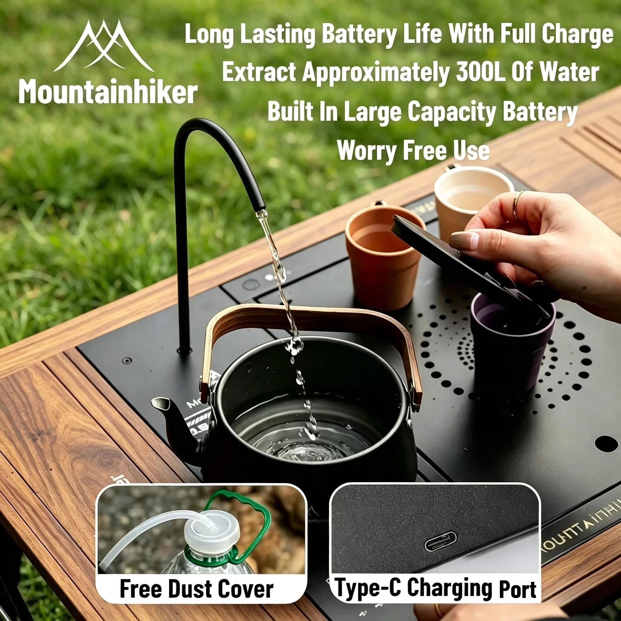 Camping Cooking Accessories - Elektryczny dystrybutor wody IGT do kempingu,