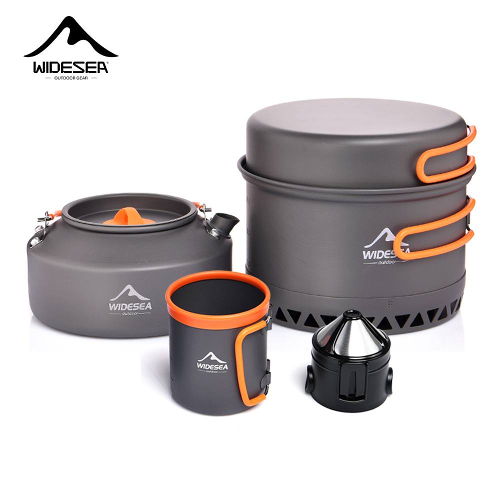 Camping Cooking Accessories - Zestaw naczyń kempingowych, naczynia turystyczne, garnki,