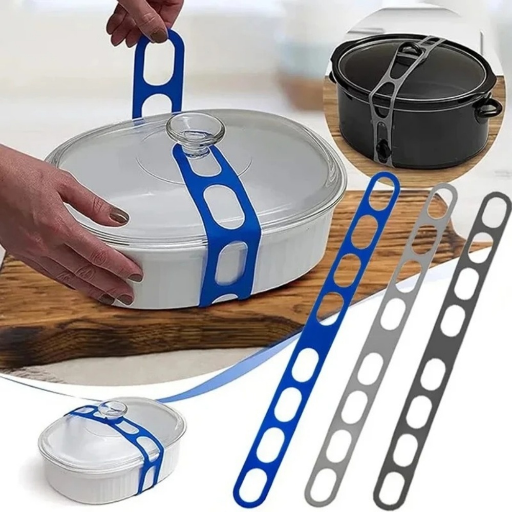 Camping Cooking Organizer - Wielokrotnego użytku silikonowy elastyczny uchwyt na