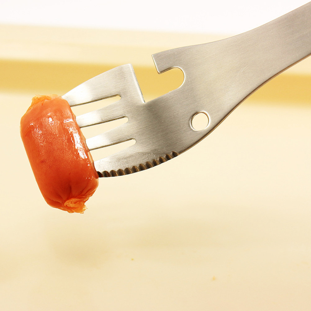 Camp Spork Set - 2 szt. nierdzewnych widelców, łyżek i
