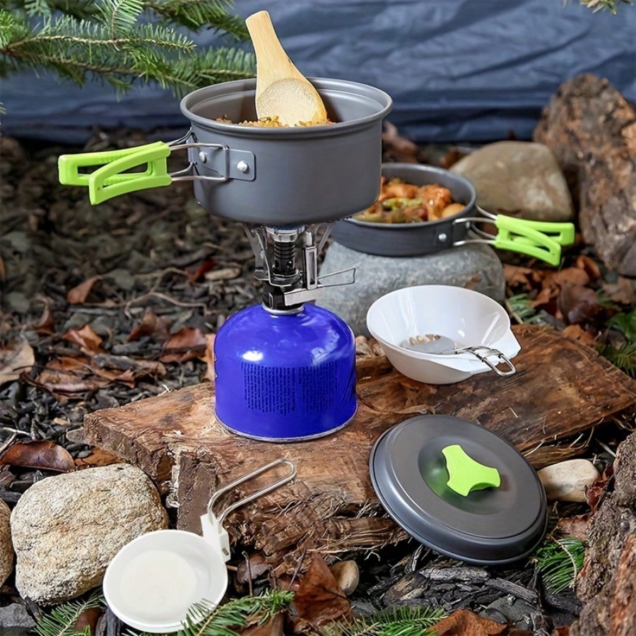 Camping Cooking Accessories - Zestaw do gotowania na kempingu: przenośny