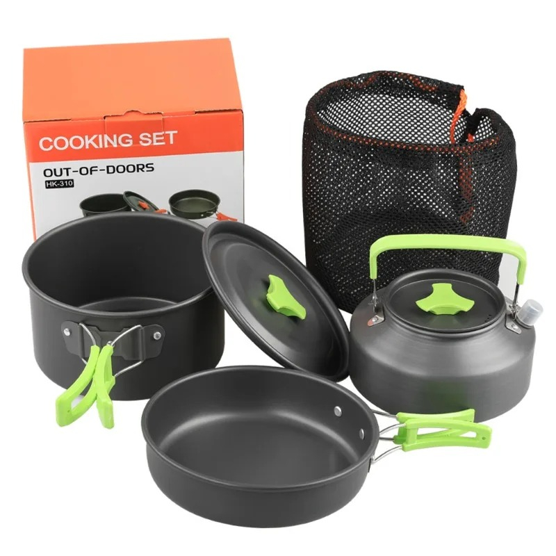 Camping Cooking Kit - Zestaw do gotowania na kempingu, Zestaw