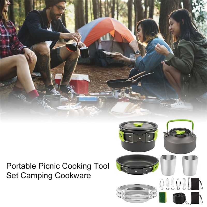 【KUPCY】 Zestaw naczyń kempingo – Camping Cooking Accessories recenzja i cena