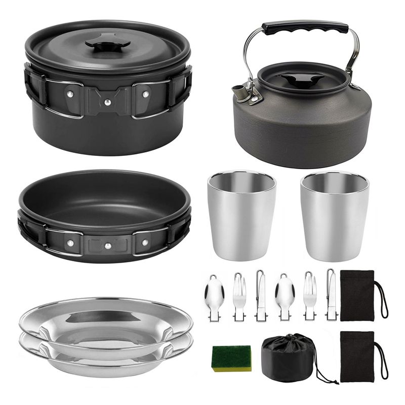 【KUPCY】 Zestaw naczyń kempingo – Camping Cooking Accessories recenzja i cena