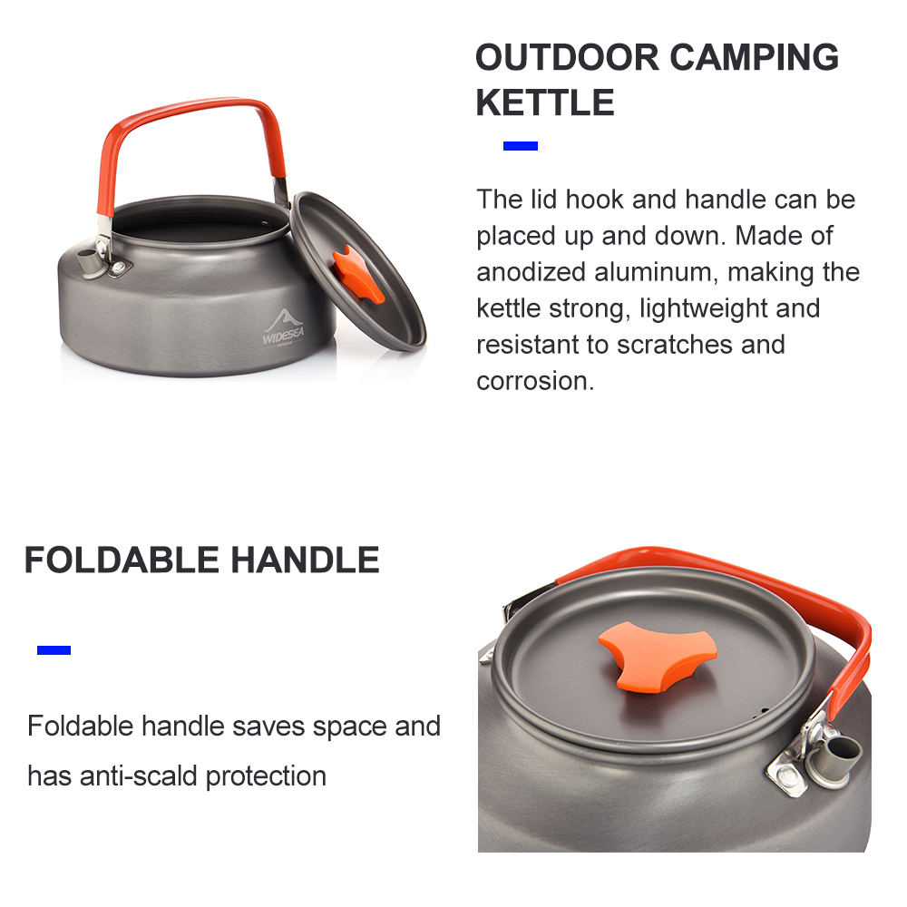 Veduea 1.1L 2L1.5L Camping cza – Camping Cooking Kit recenzja i cena