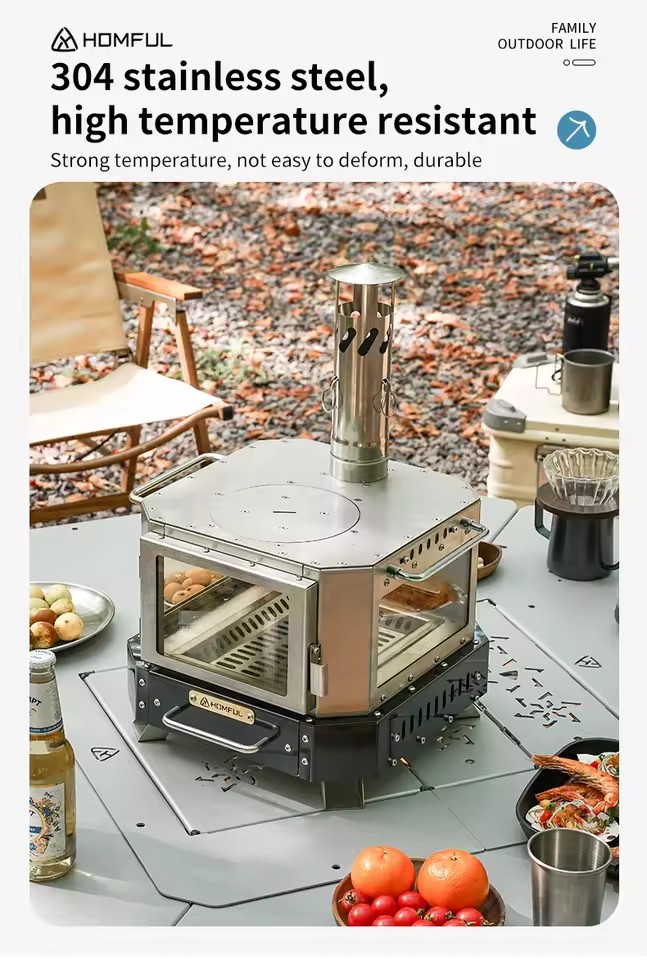 HOMFUL Przenośna Kuchenka na D – Camping Cooking Recipes recenzja i cena