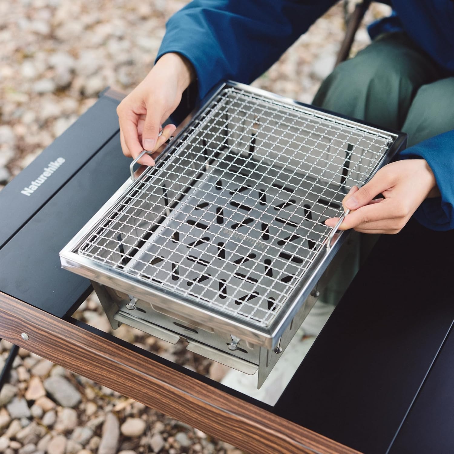 Grill węglowy Naturehike do st – Camping Cooking Table recenzja i cena