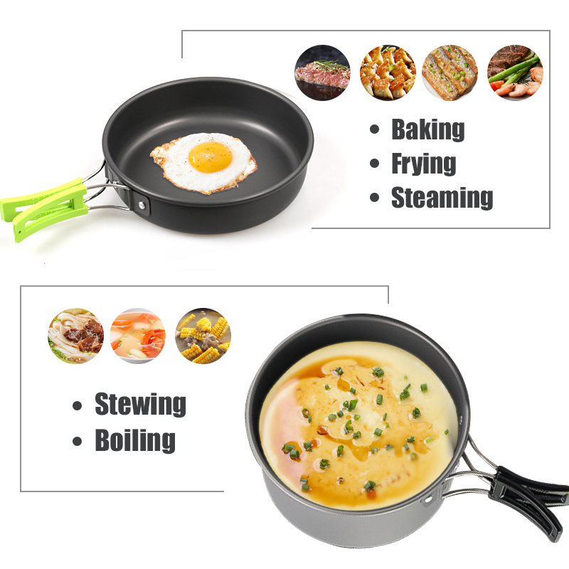 WESTTUNE Zestaw naczyń kemping – Camping Cooking Recipes recenzja i cena