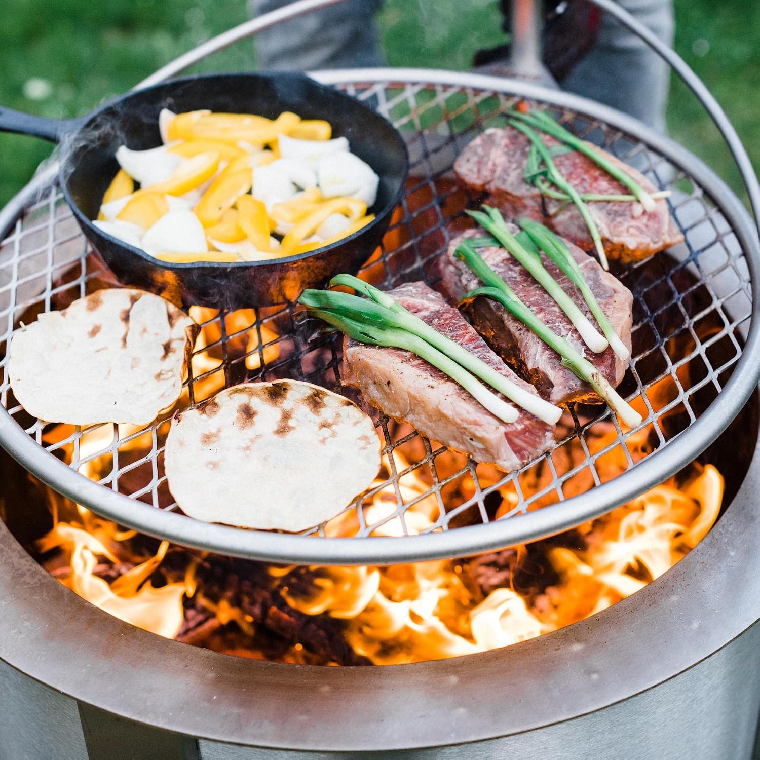 24-calowy grill ze stali nierd – Camping Cooking Accessories recenzja i cena