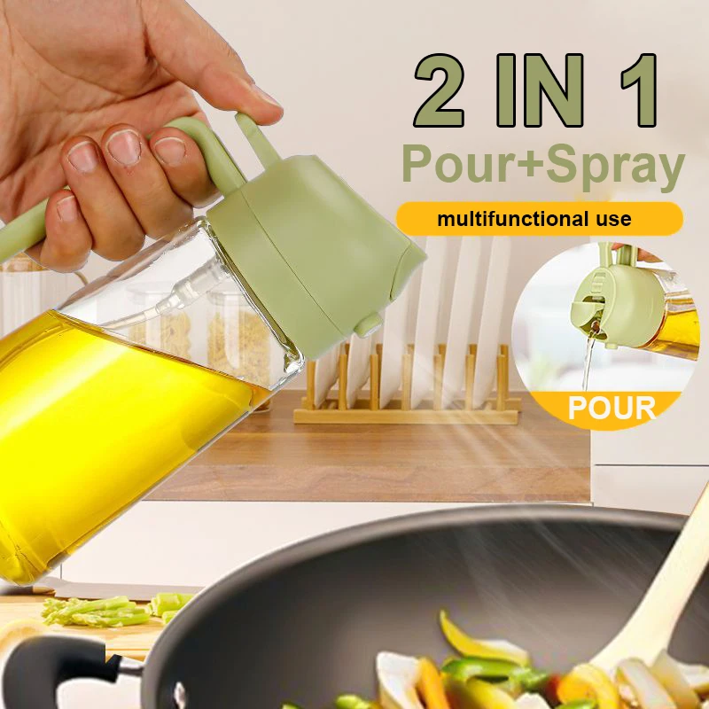 Opryskiwacz 2 w 1, frytownica  – Camping Cooking Oil Bottle recenzja i cena