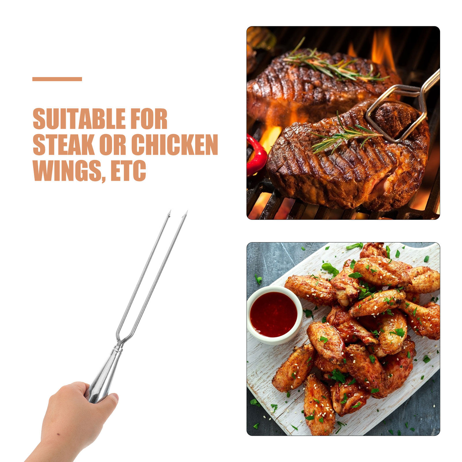 Widelec do grillowania ze stal – Camping Cooking Tips recenzja i cena