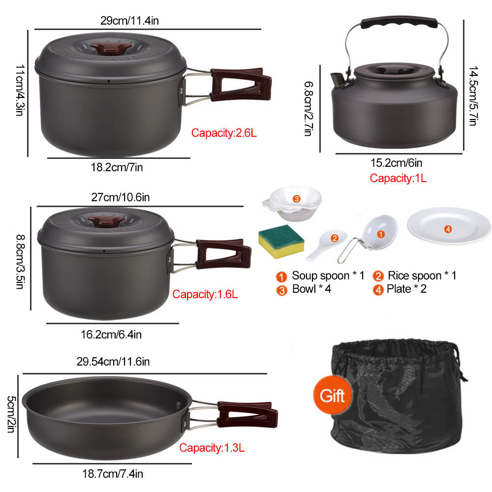 Gotowanie na świeżym powietrzu – Camping Cooking Kit recenzja i cena