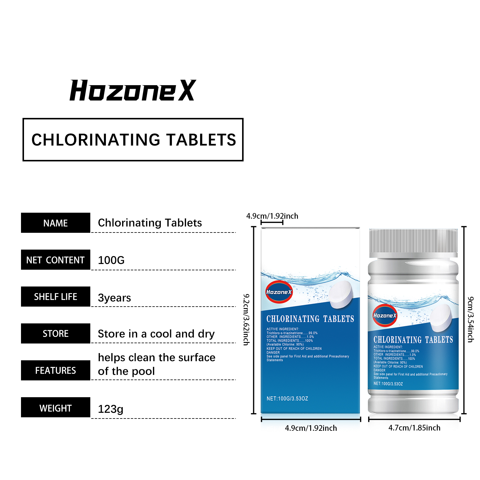 100g Tabletki musujące do czys – Water Purification Tablet recenzja i cena