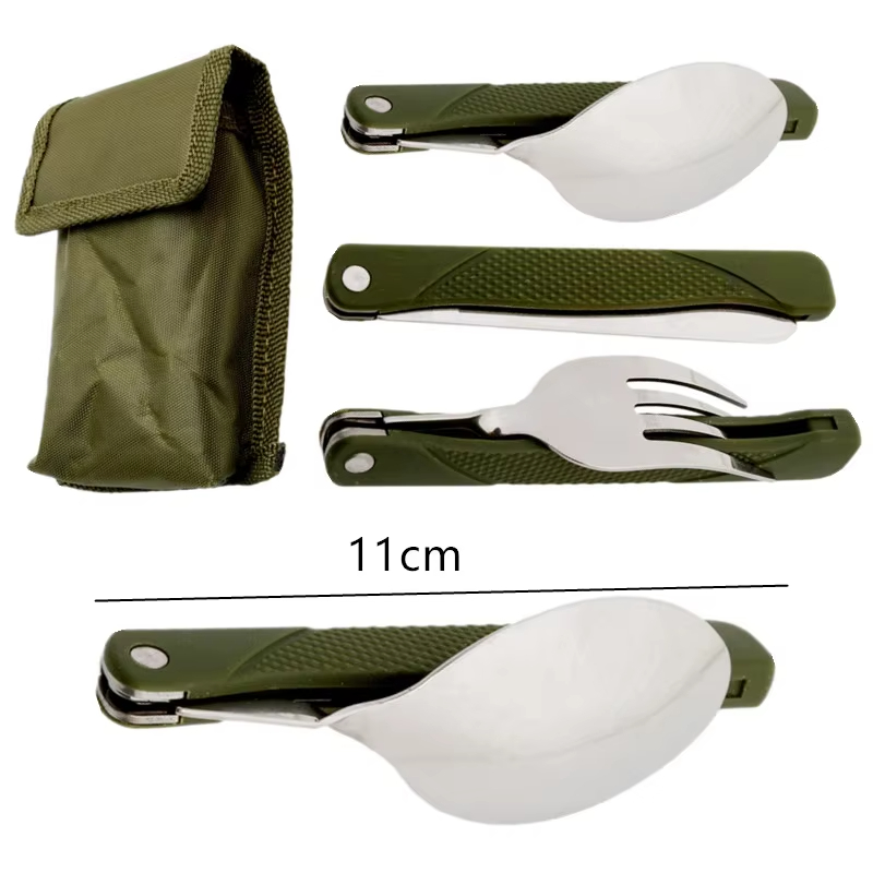 Długi zestaw naczyń kempingowy – Camp Spork Set recenzja i cena