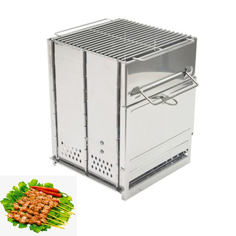 Przenośny piec na drewno do uż – Camping Cooking Accessories recenzja i cena