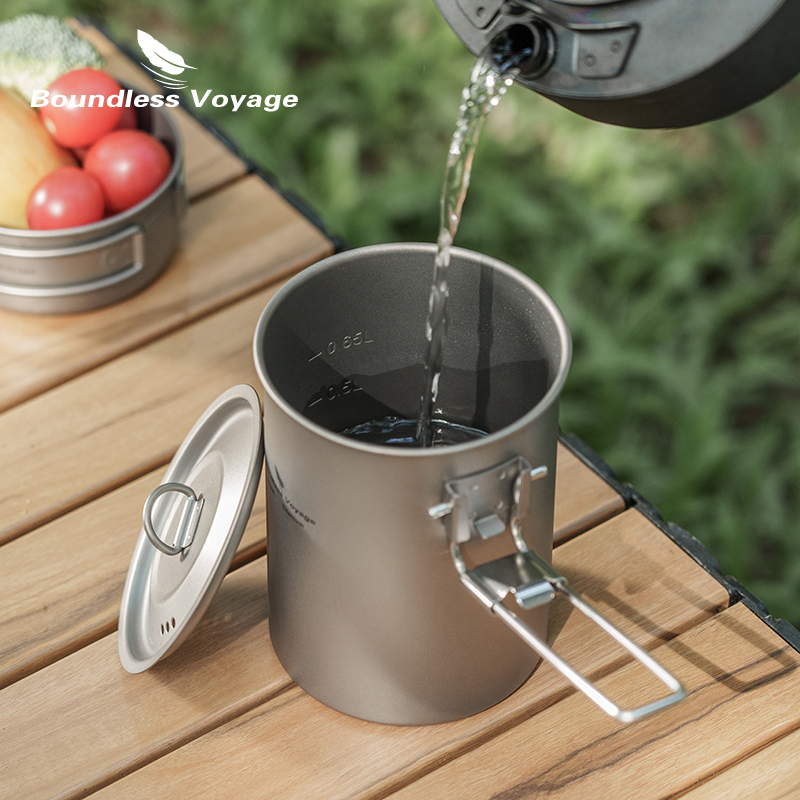Boundless Voyage 900ml Titaniu – Camping Cooking Kit recenzja i cena