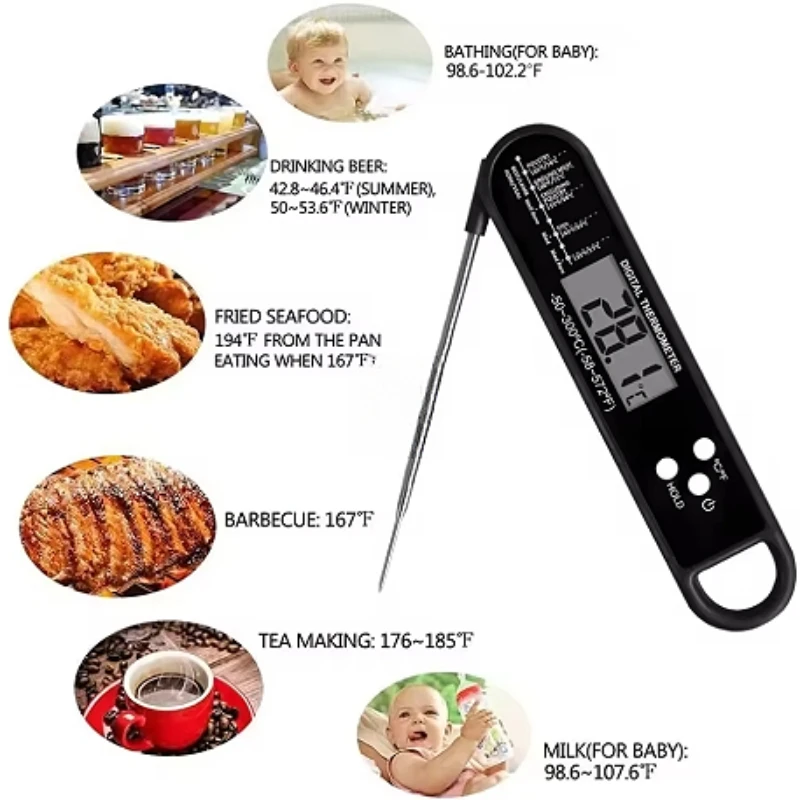 Termometr do mięsa cyfrowy, te – Meat Thermometer Camp recenzja i cena