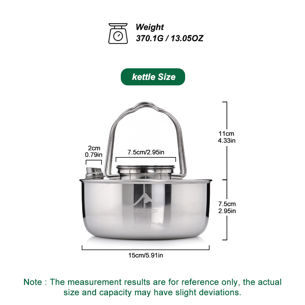 Widesea Camping Outdoor 1.7L S – Camping Cooking Kit recenzja i cena