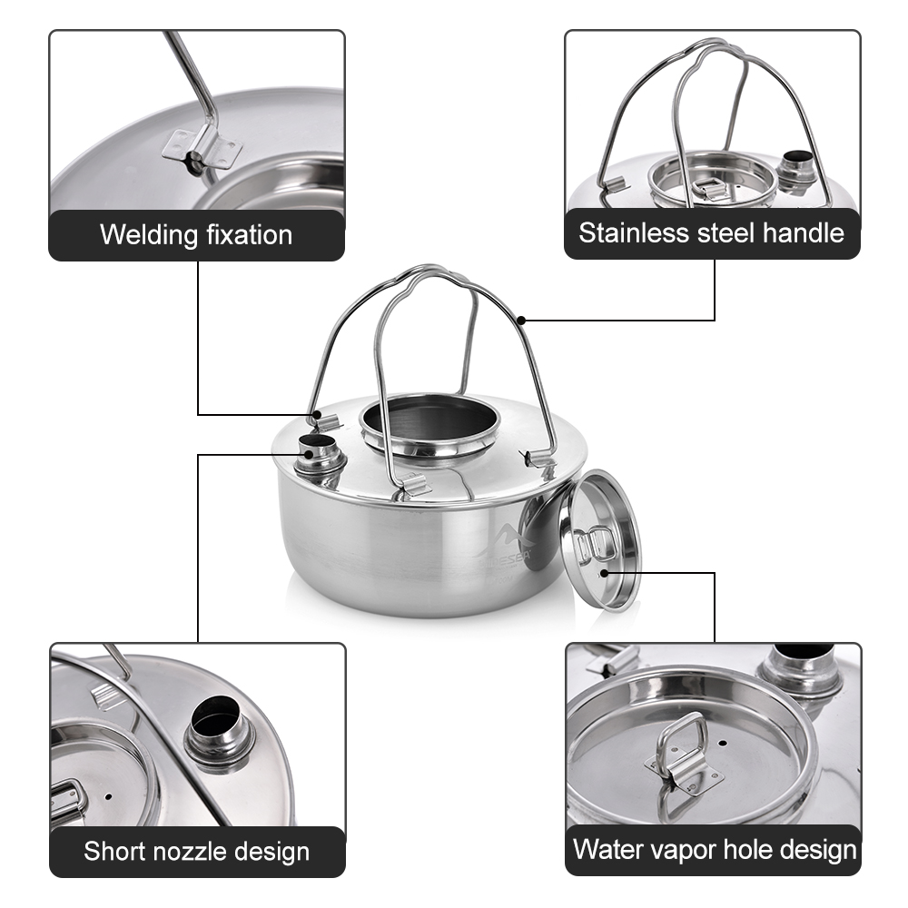 Widesea Camping Outdoor 1.7L S – Camping Cooking Kit recenzja i cena