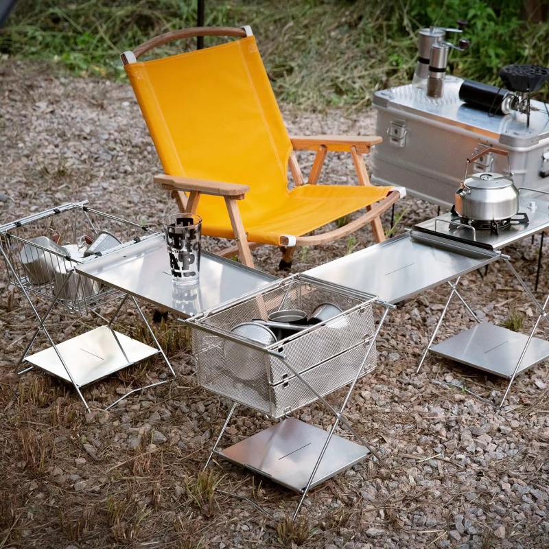 Składany stół piknikowy ze sta – Camping Cooking Table recenzja i cena