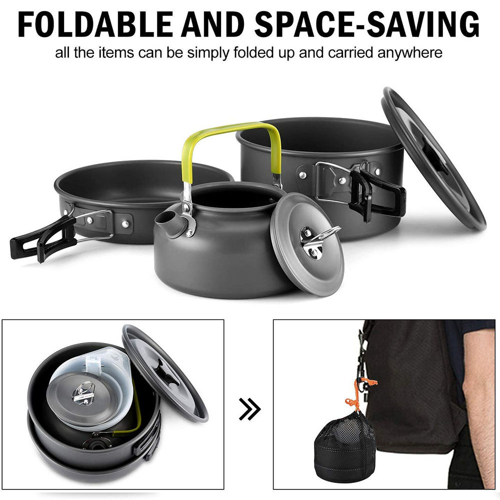 Zestaw naczyń kuchennych do bi – Camping Cooking Accessories recenzja i cena