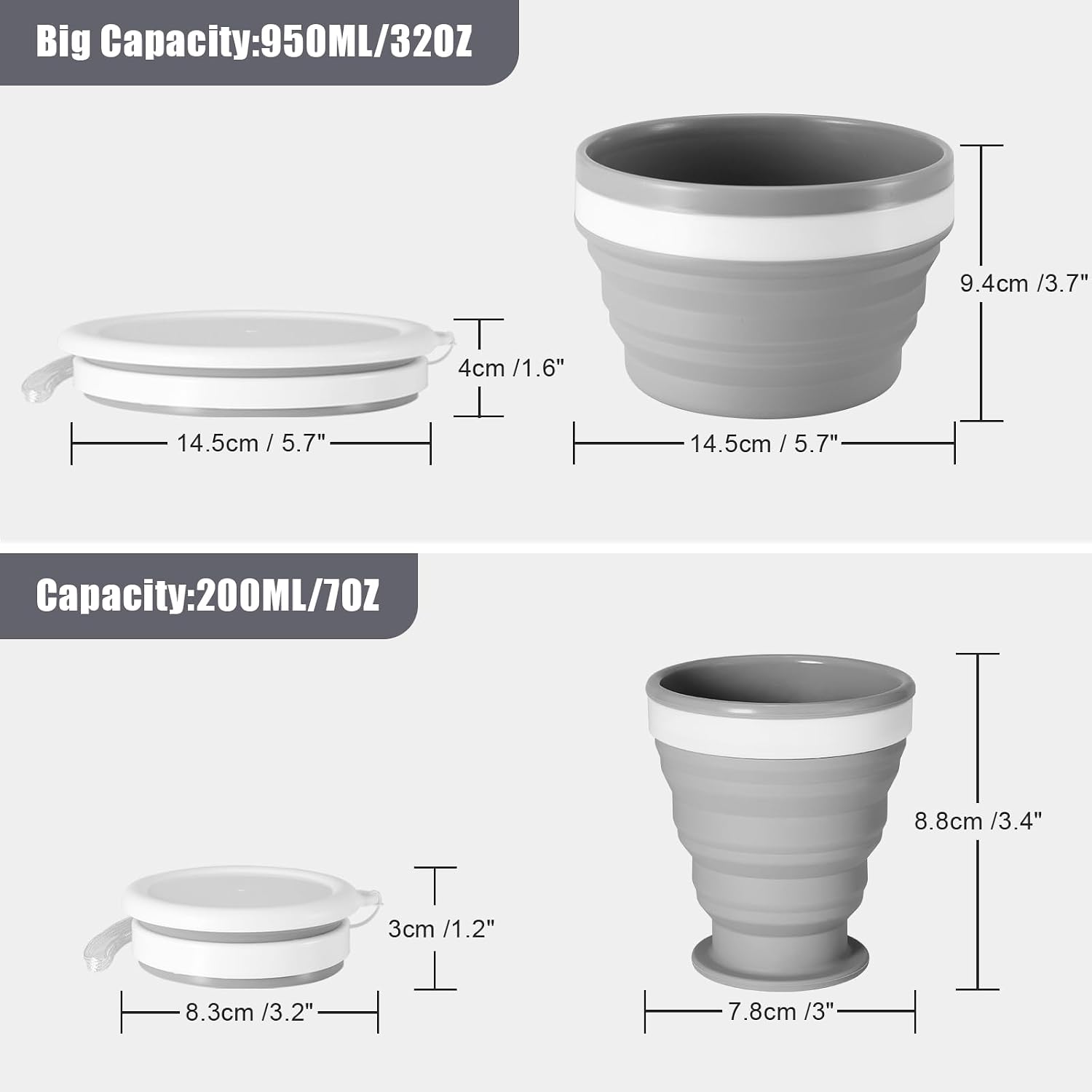 Składany silikonowy zestaw kub – Camp Spork Set recenzja i cena